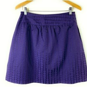 THE LIMITED Purple LSU Skirt with Pockets- Size 8